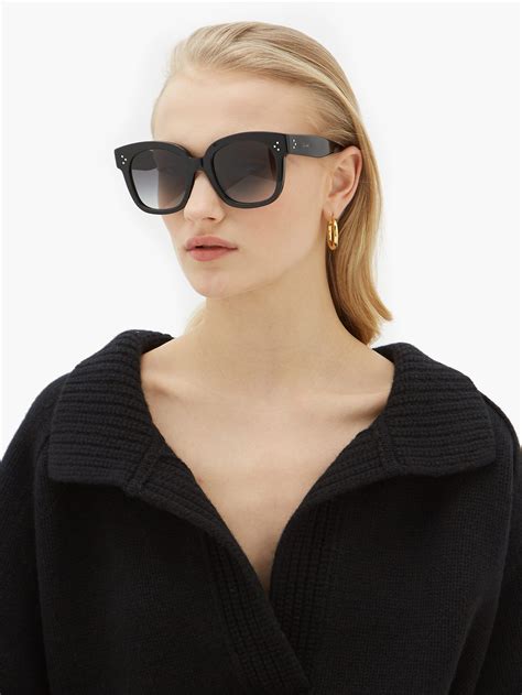 celine black gradient sunglasses|celine gold and black sunglasses.